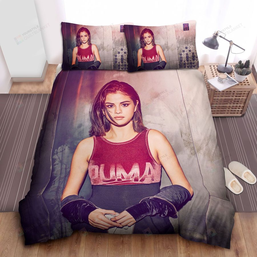 Selena Gomez And Lift Space Bed Sheets Spread Duvet Cover Bedding Sets
