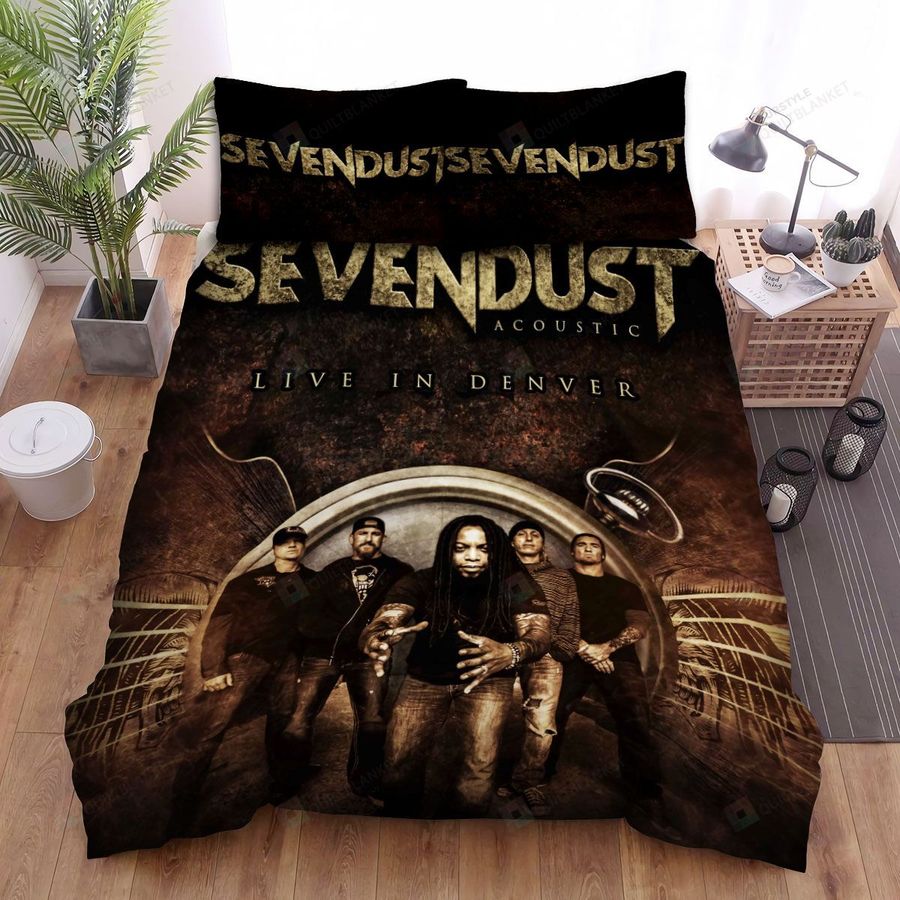 Sevendust Live In Denver Bed Sheets Spread Comforter Duvet Cover Bedding Sets