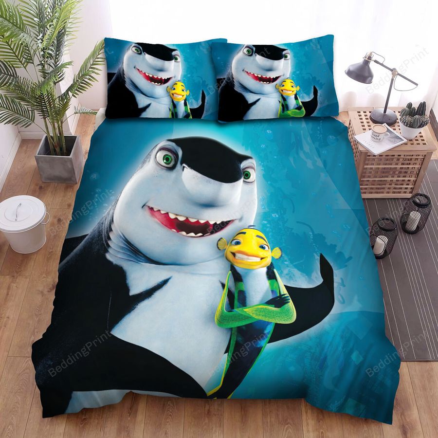 Shark Tale (2004) Movie Poster Theme 5 Bed Sheets Spread Comforter Duvet Cover Bedding Sets