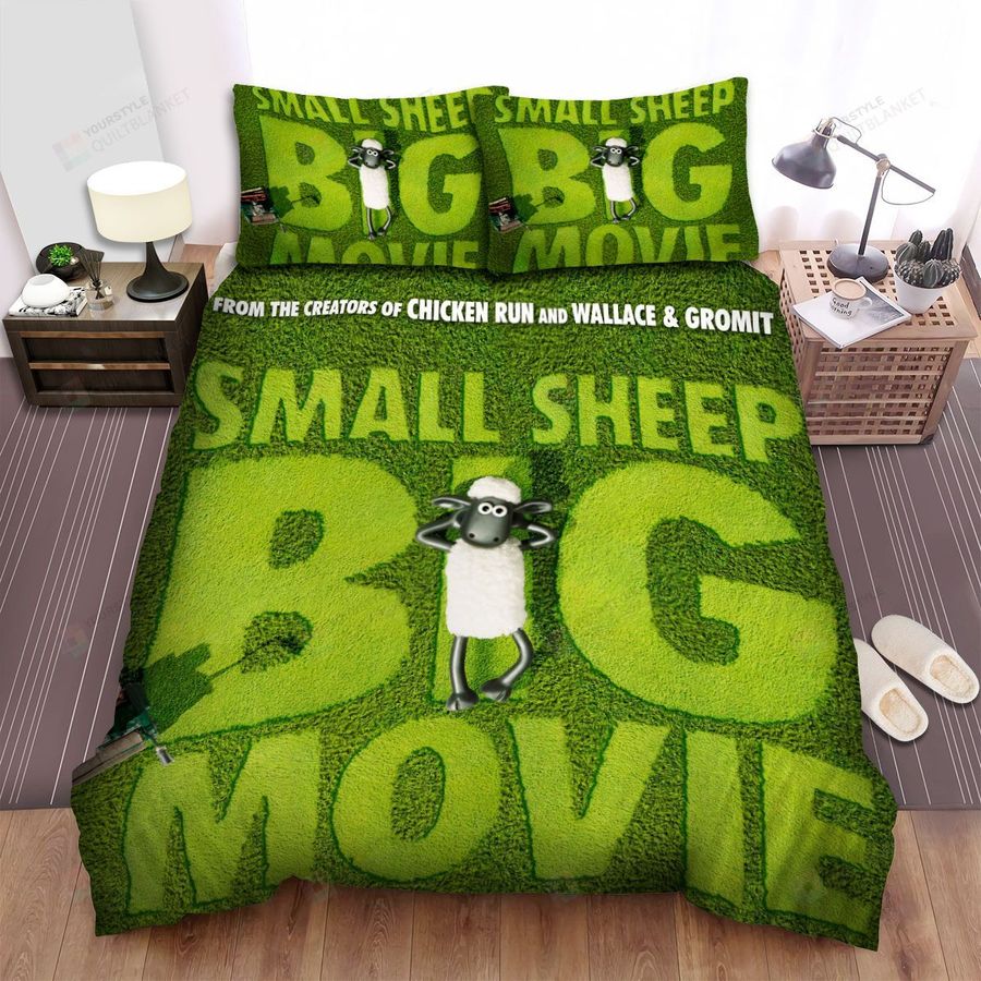 Shaun The Sheep Small Sheep Big Movie Bed Sheets Spread Comforter Duvet Cover Bedding Sets