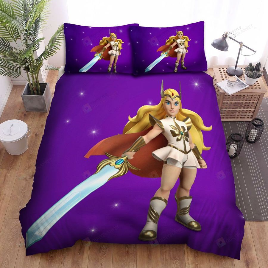 She-Ra And The Princesses Of Power Shera Posing Poster Bed Sheets Spread Duvet Cover Bedding Sets
