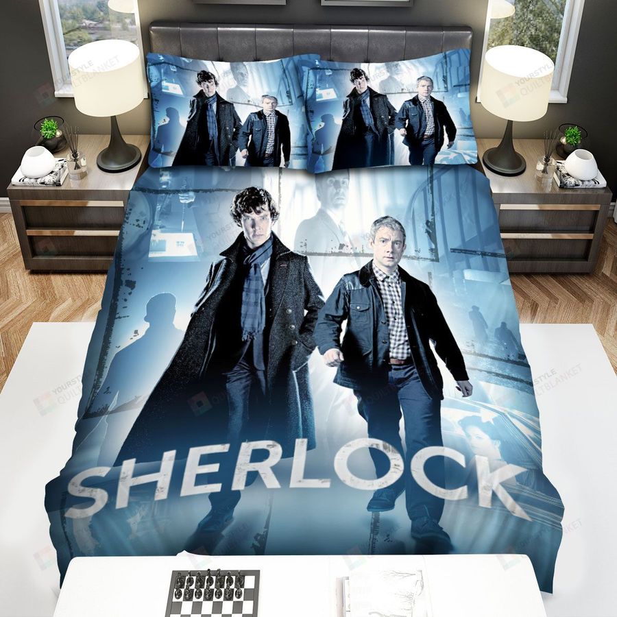 Sherlock Holmes (2009) Finding A Crime Bed Sheets Spread Comforter Duvet Cover Bedding Sets