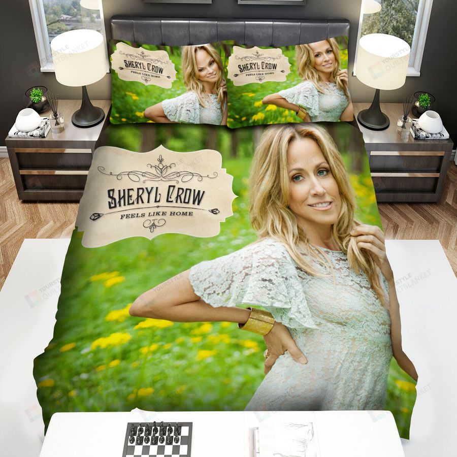 Sheryl Crow Album Cover Feels Like Home Bed Sheets Spread Comforter Duvet Cover Bedding Sets