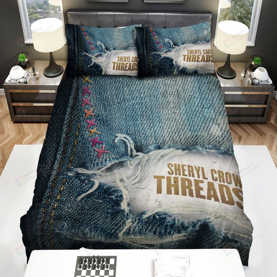 Sheryl Crow Album Cover Threads Bed Sheets Spread Comforter Duvet Cover Bedding Sets