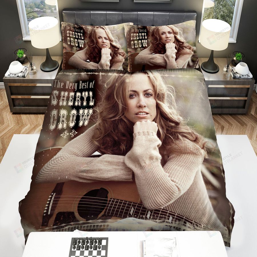 Sheryl Crow The Very Best Album Cover Bed Sheets Spread Comforter Duvet Cover Bedding Sets