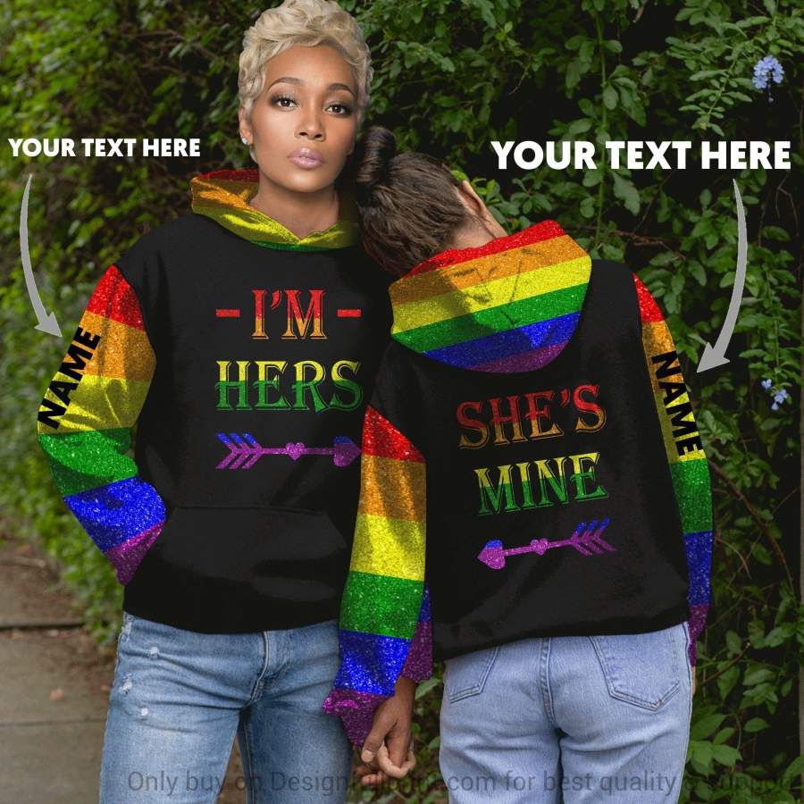 Shes Mine Personalized Unisex Hoodie