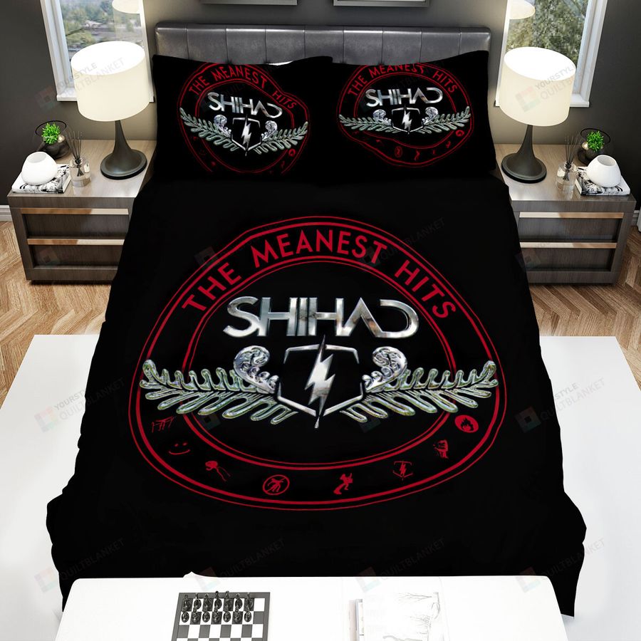 Shihad Band Logo Meanest Hits Bed Sheets Spread Comforter Duvet Cover Bedding Sets