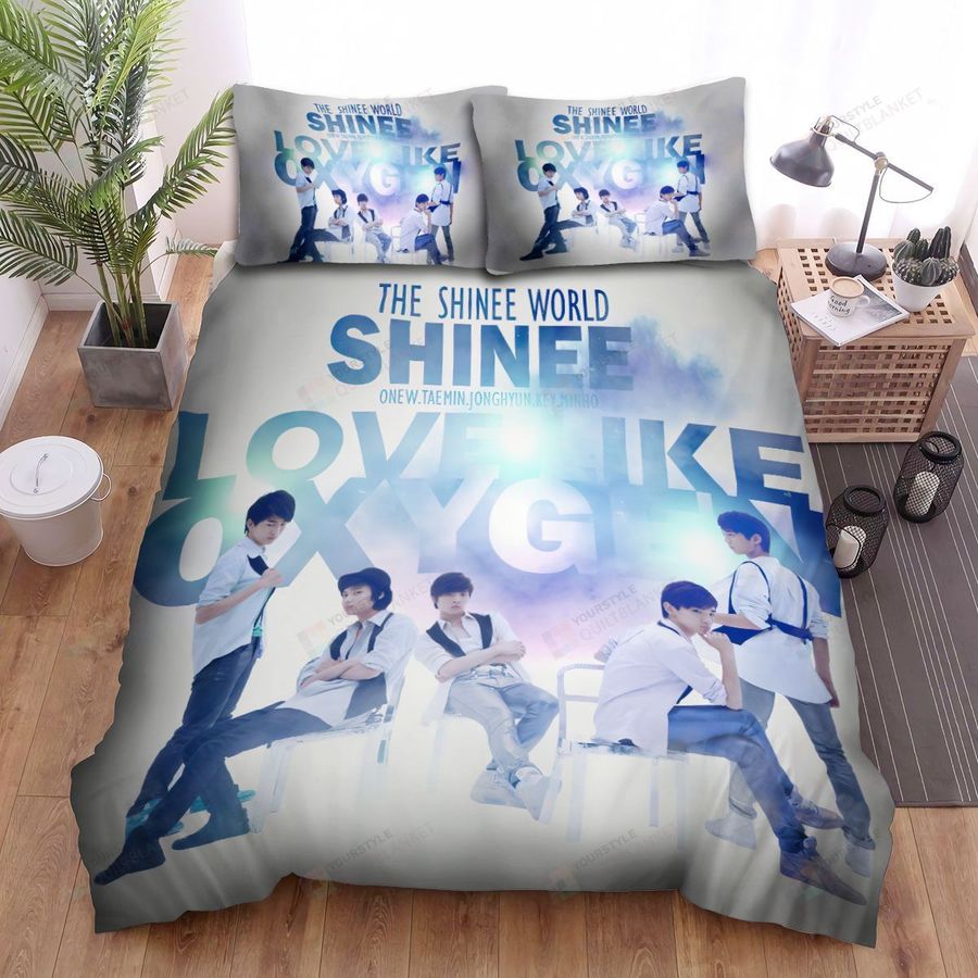 Shinee Love Like Oxygen Album Cover Bed Sheets Spread Comforter Duvet Cover Bedding Sets