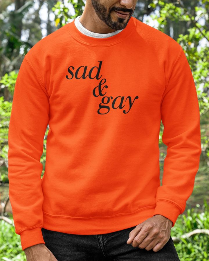 Shirts That Go Hard Sad And Gay Long Sleeve Tee