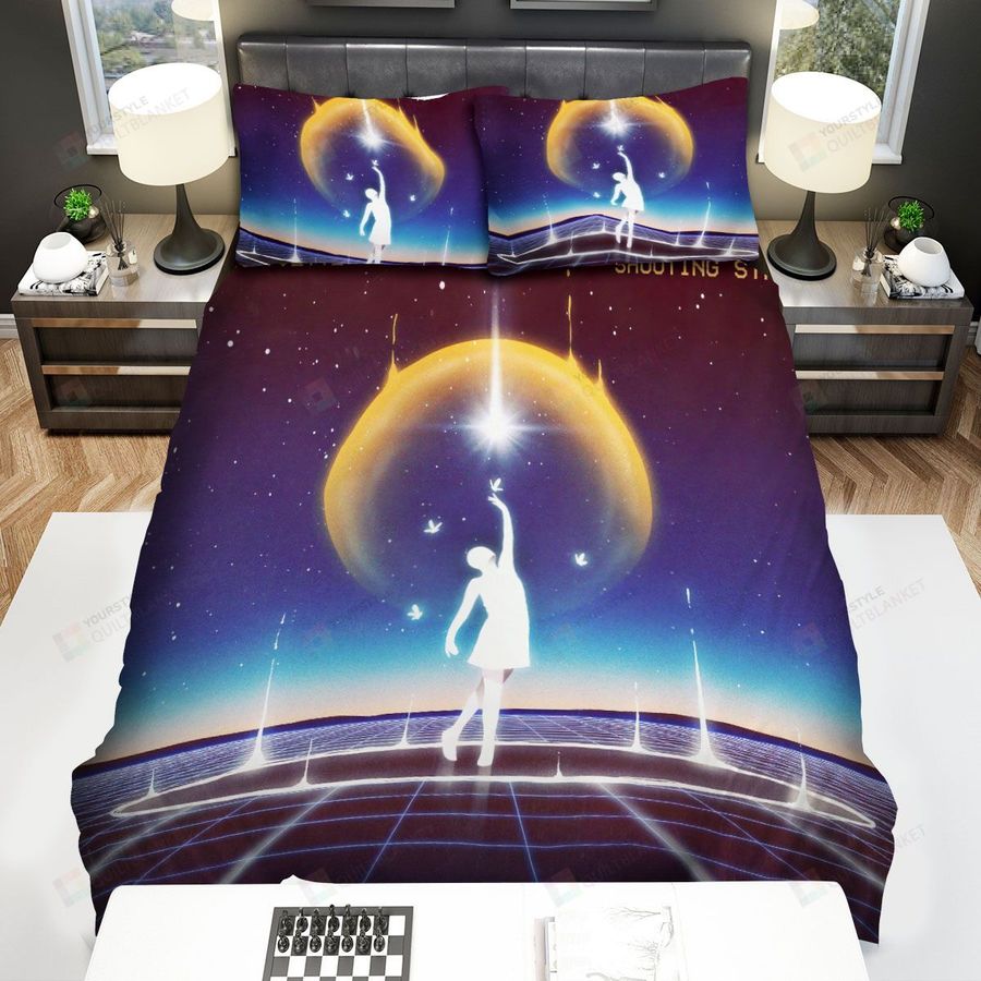 Shooting Star Dancing In The Moon Bed Sheets Spread Comforter Duvet Cover Bedding Sets