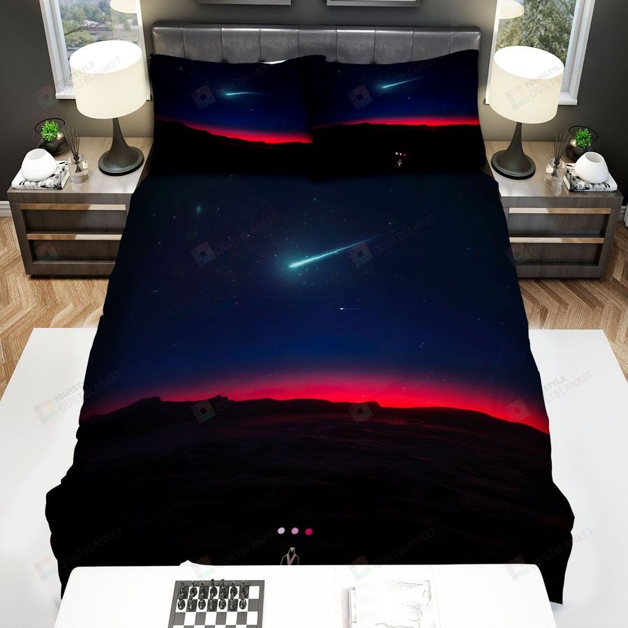 Shooting Star Shooting Star Bed Sheets Spread Comforter Duvet Cover Bedding Sets