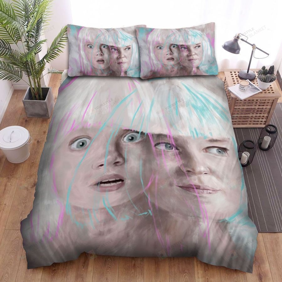 Sia And Maddie Ziegler Portraits Art Painting Bed Sheets Spread Duvet Cover Bedding Sets