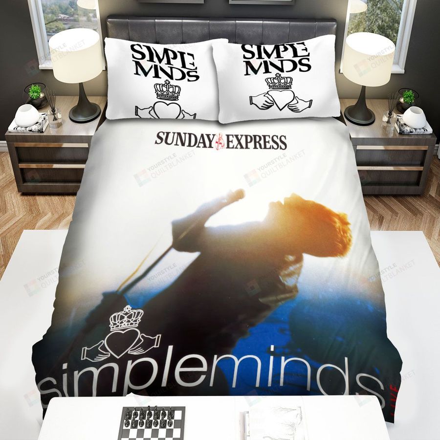 Simple Minds Music Sunday Express – Live Bed Sheets Spread Comforter Duvet Cover Bedding Sets