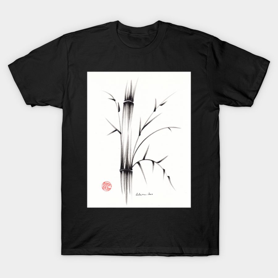 'Simplicity'   Ink Brush Pen Bamboo Painting T Shirt, Hoodie, Sweatshirt, Long Sleeve