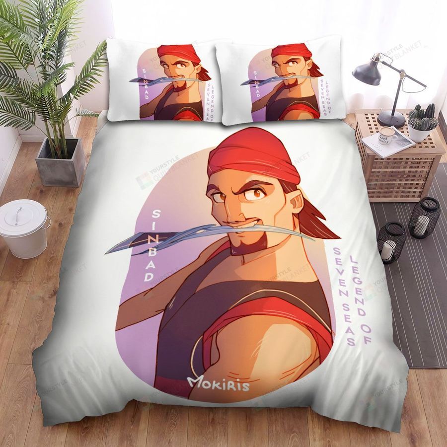 Sinbad Legend Of The Seven Seas Sinbad Artwork Bed Sheets Spread Duvet Cover Bedding Sets