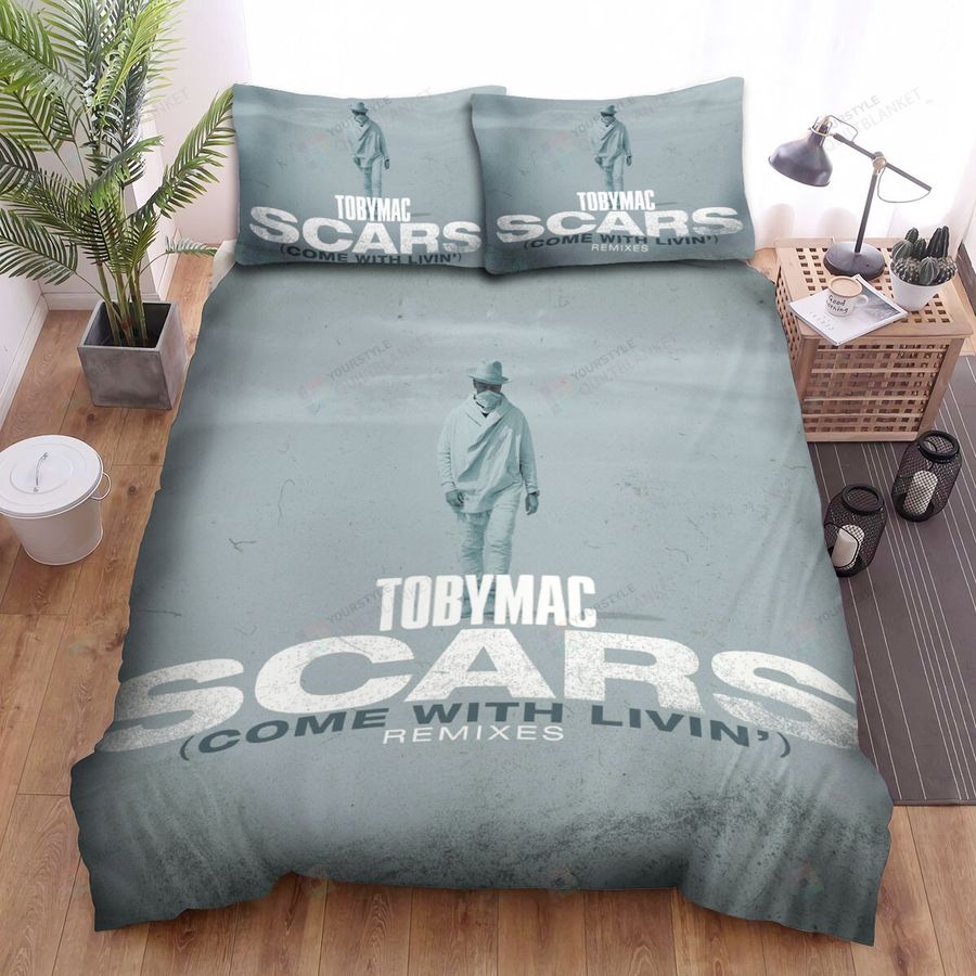 Singer Tobymac Scars Album Cover Bed Sheets Spread Comforter Duvet Cover Bedding Sets