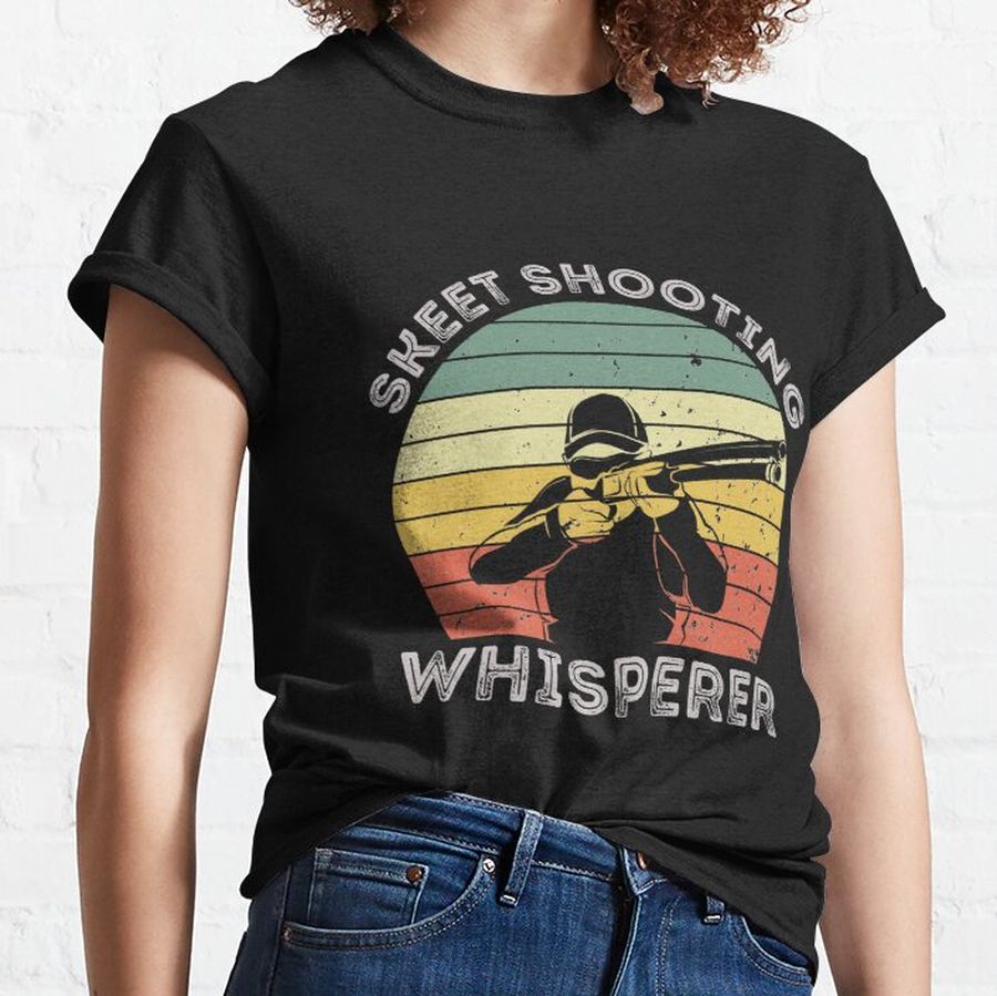 Skeet Shooting Whisperer Vintage Retro Classic T-Shirt