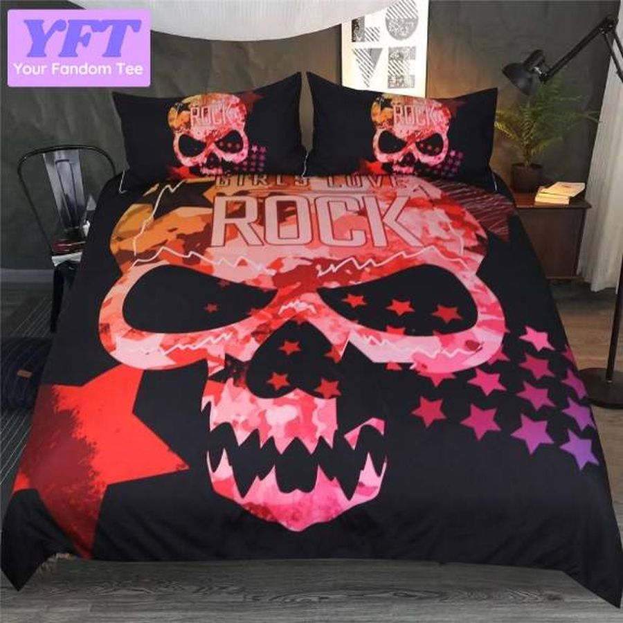 Skull Horror Design Customized 3D Bedding Set