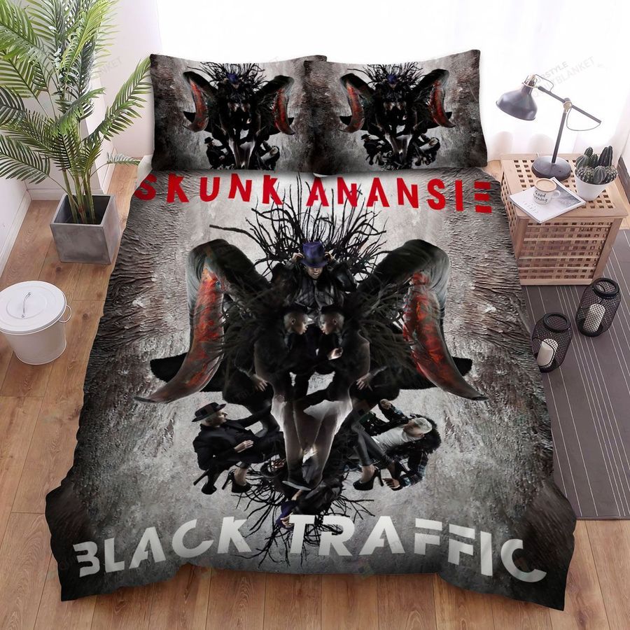 Skunk Anansie Band Black Traffic Album Cover Bed Sheets Spread Comforter Duvet Cover Bedding Sets