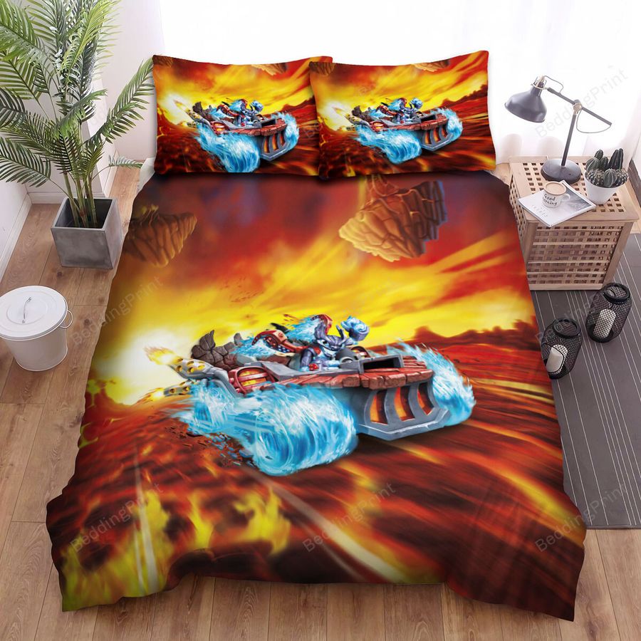 Skylanders Academy Dark Spitfire Bed Sheets Spread Duvet Cover Bedding Sets
