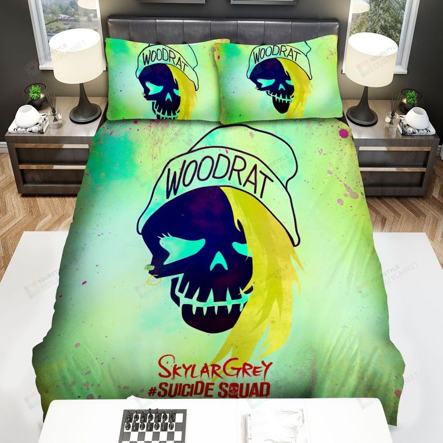 Skylar Grey Creepy Bed Sheets Spread Comforter Duvet Cover Bedding Sets