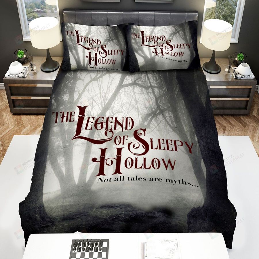 Sleepy Hollow Not All Tales Are Myths Bed Sheets Spread Comforter Duvet Cover Bedding Sets
