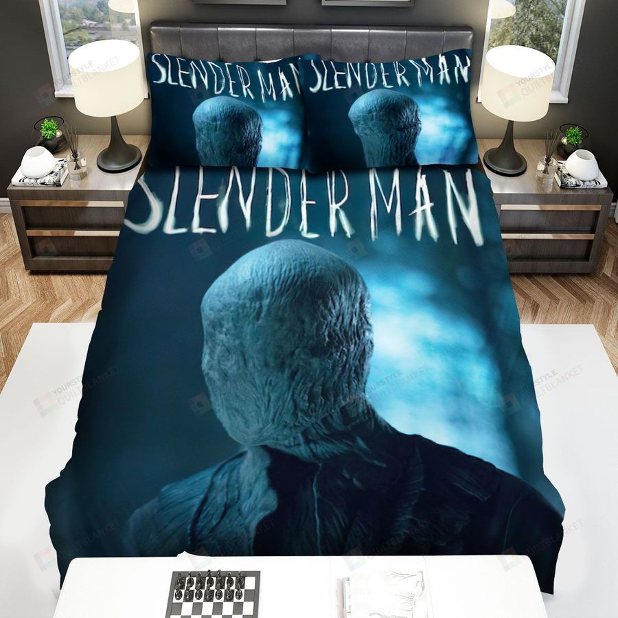 Slender Man Masked Face Bed Sheets Spread Comforter Duvet Cover Bedding Sets