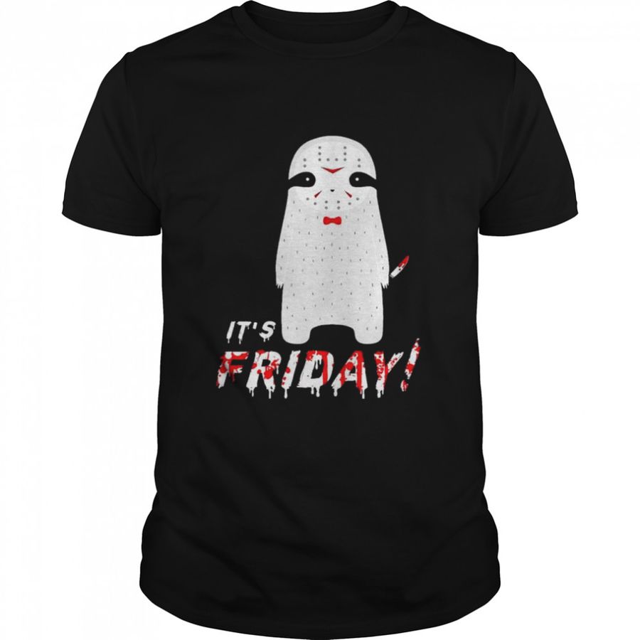 Sloth Voorhees Its Friday Halloween Shirt