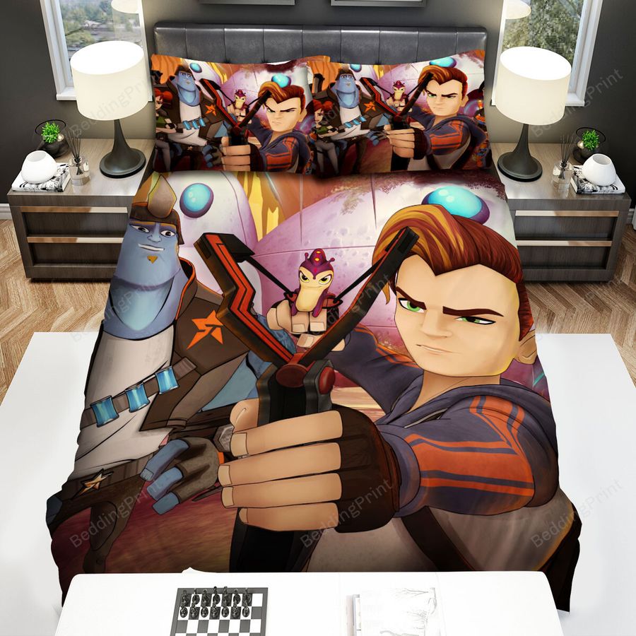 Slugterra Squad Ready To Fight Bed Sheets Spread Duvet Cover Bedding Sets