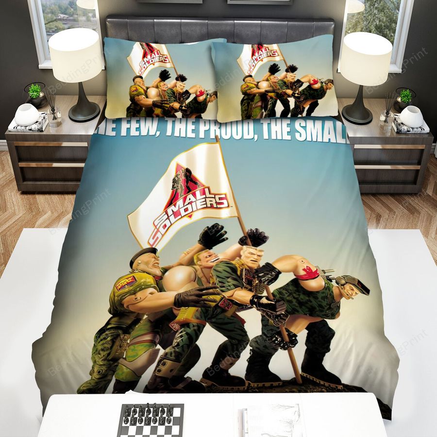 Small Soldiers (1998) Movie The Few The Proud The Small Bed Sheets Spread Comforter Duvet Cover Bedding Sets