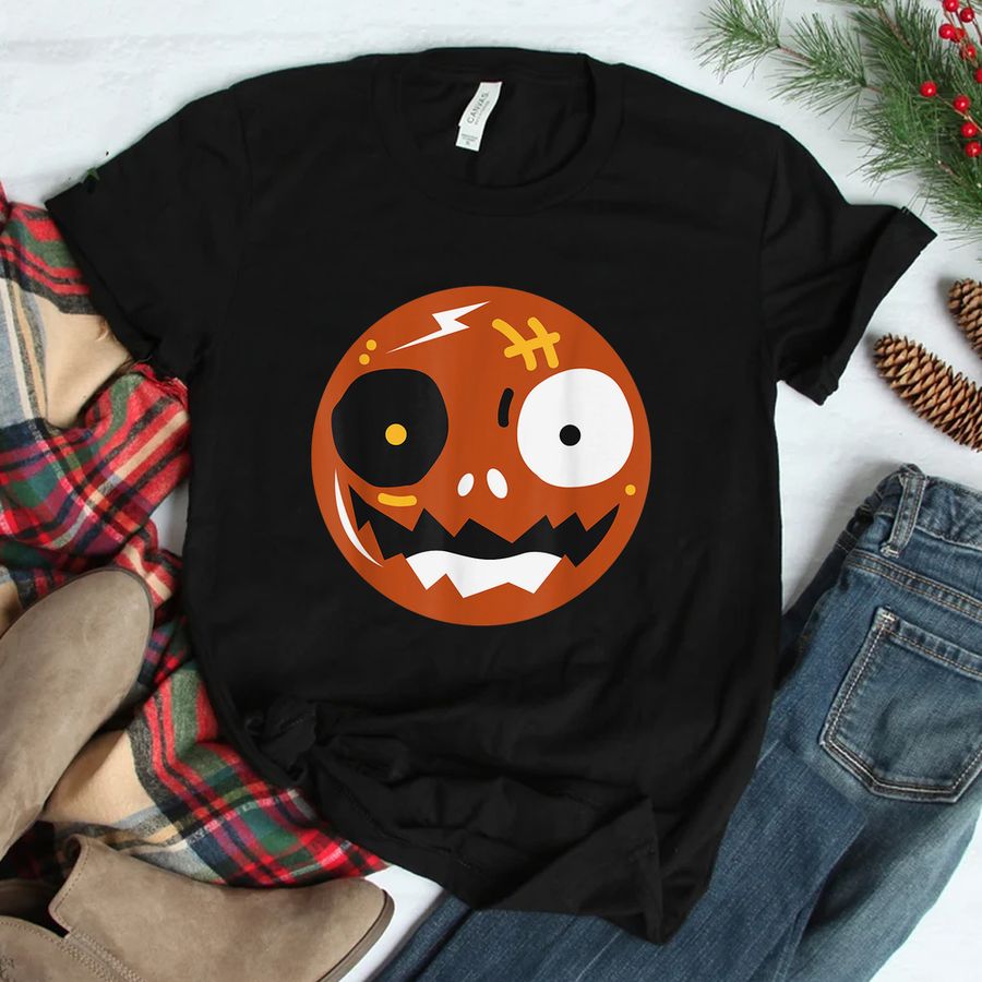 Smiling Costume Halloween Pumpkin Emotions Shirt