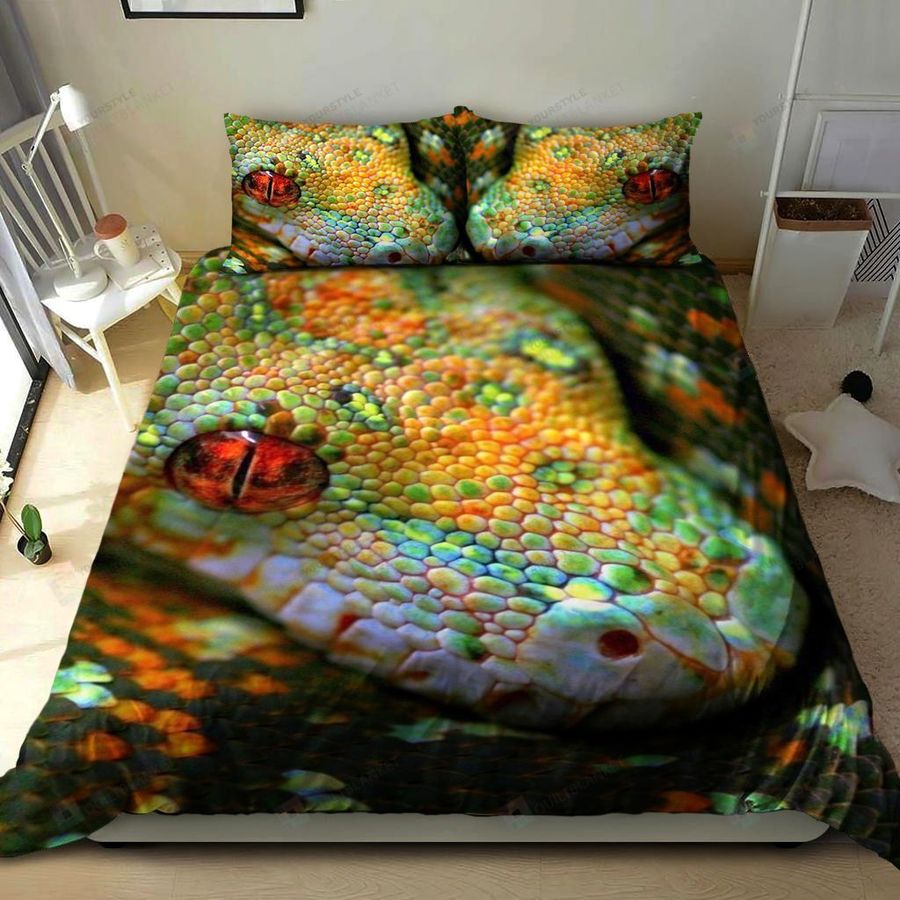 Snake Cotton Bed Sheets Spread Comforter Duvet Cover Bedding Sets