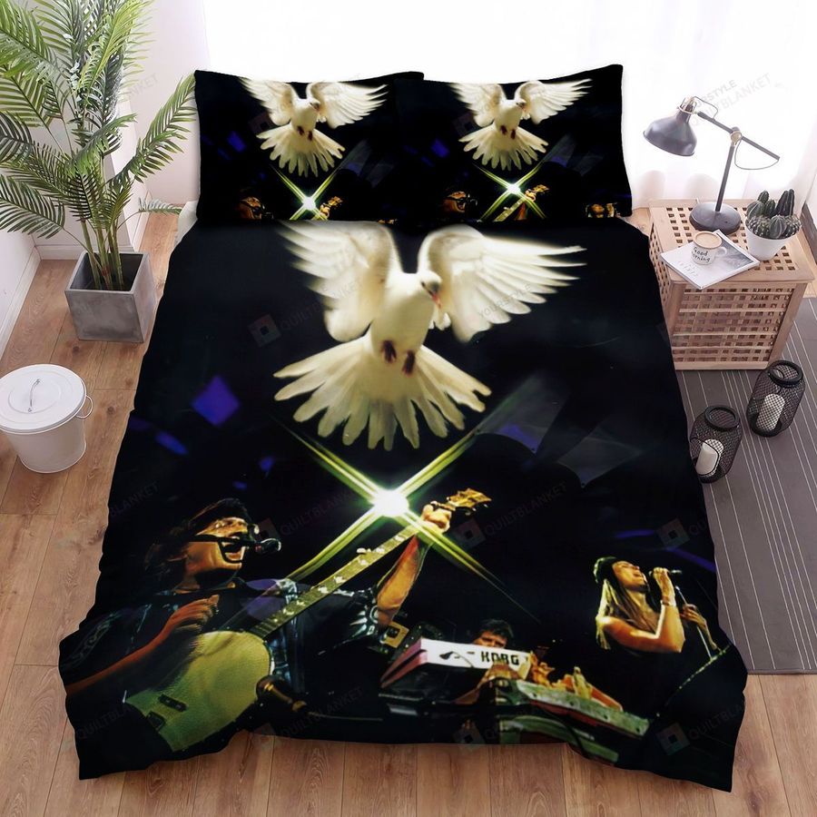 Soiled Dove Jefferson Starship Bed Sheets Spread Comforter Duvet Cover Bedding Sets