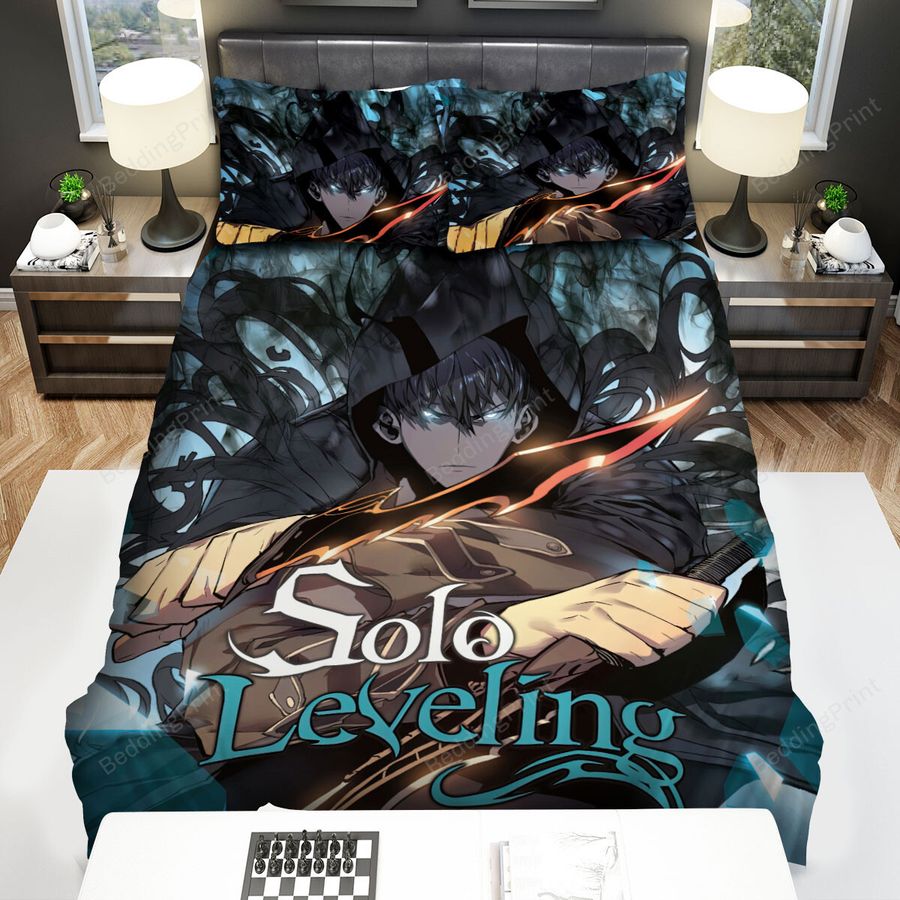 Solo Leveling Volume 2 Artwork Cover Bed Sheets Spread Duvet Cover Bedding Sets