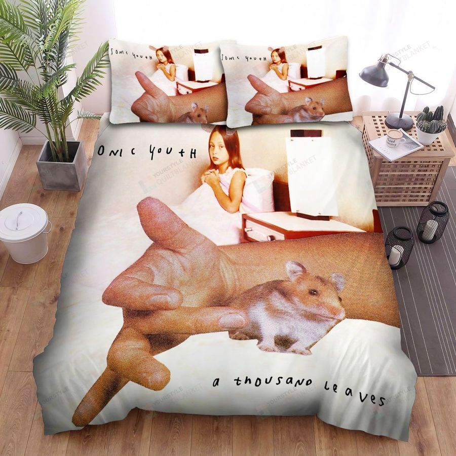Sonic Youth Band A Thousand Leaves Album Cover Bed Sheets Spread Comforter Duvet Cover Bedding Sets