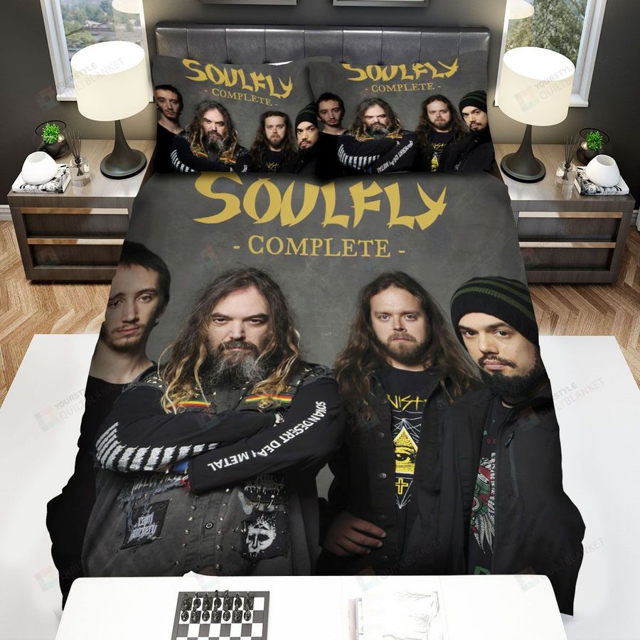Soulfly Band Complete Bed Sheets Spread Comforter Duvet Cover Bedding Sets