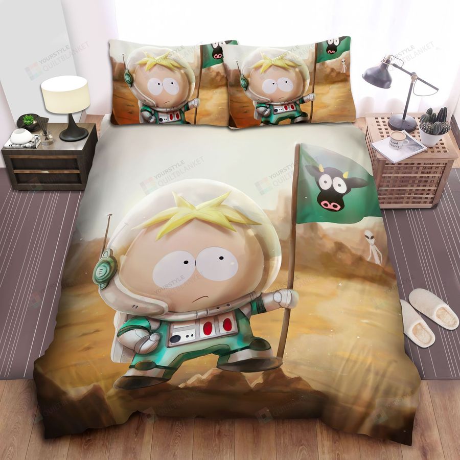 South Park Astronaut Butters Bed Sheets Spread Comforter Duvet Cover Bedding Sets
