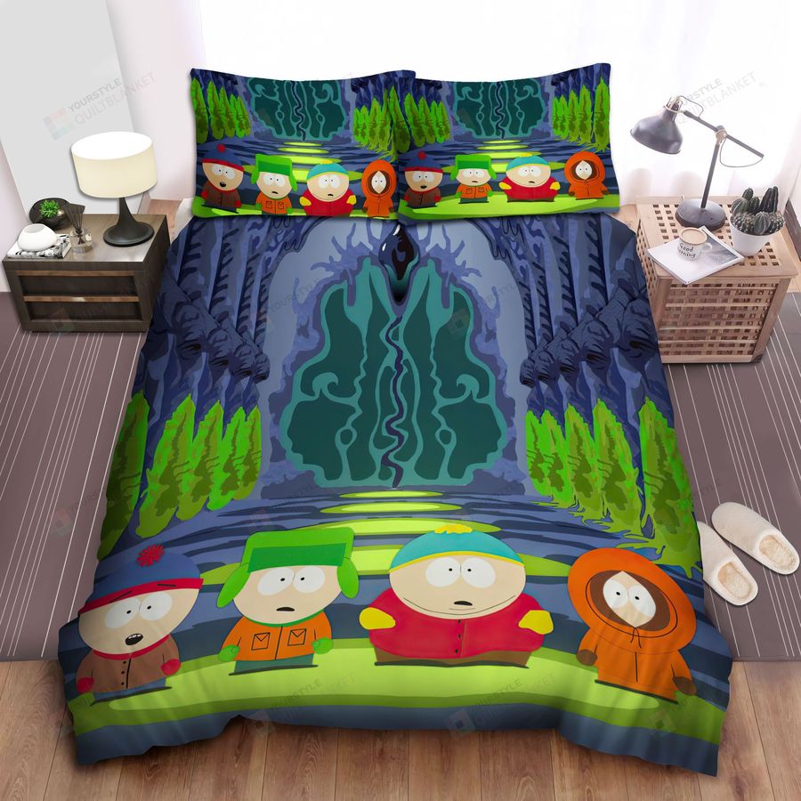 South Park Main Kids On The Alien Ship Bed Sheets Spread Comforter Duvet Cover Bedding Sets