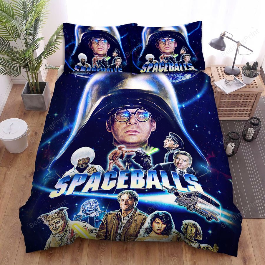 Spaceballs (1987) Movie Poster Bed Sheets Spread Comforter Duvet Cover Bedding Sets