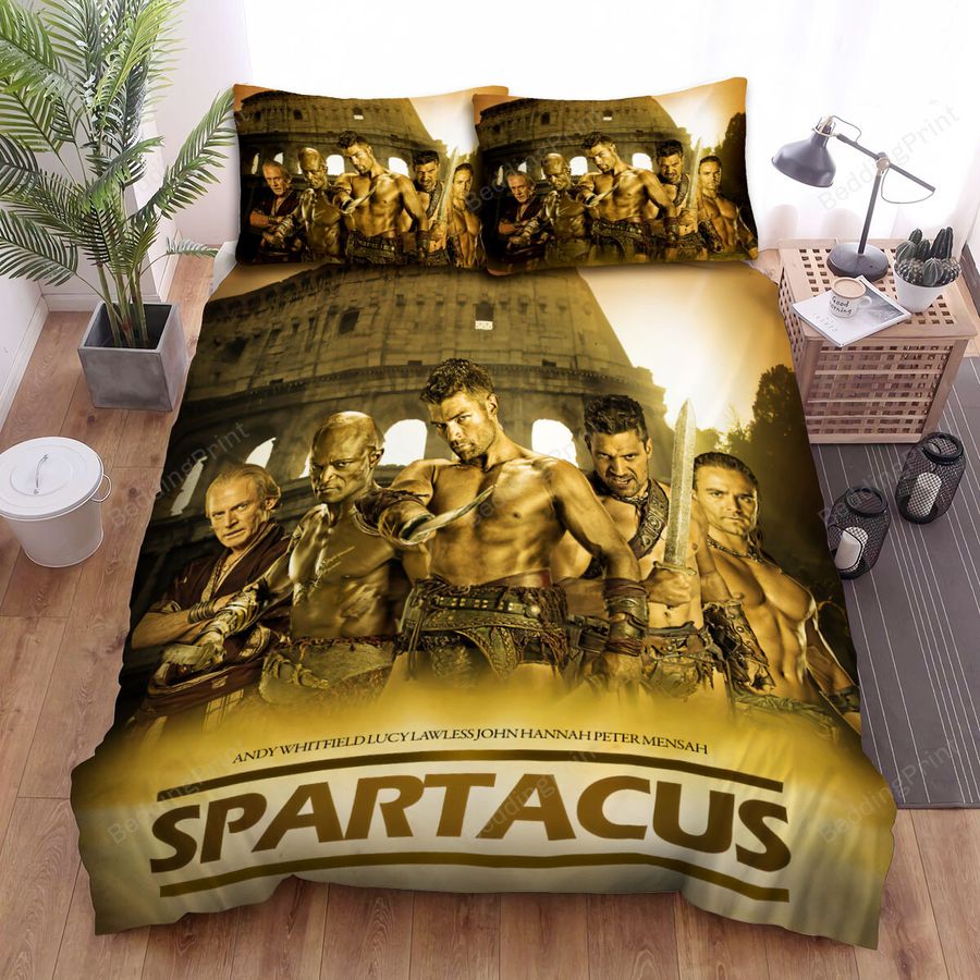 Spartacus (2010–2013) A Bold New Starz Original Series Movie Poster Bed Sheets Spread Comforter Duvet Cover Bedding Sets