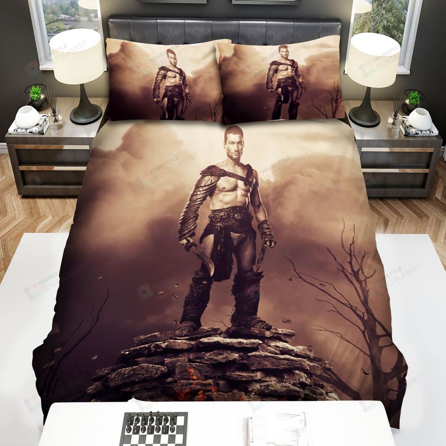 Spartacus (2010–2013) Desert And Fire Movie Poster Bed Sheets Spread Comforter Duvet Cover Bedding Sets
