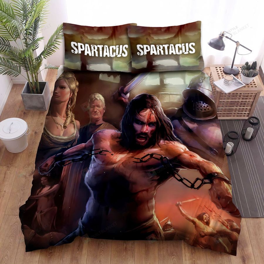 Spartacus (2010–2013) Massacre Movie Poster Bed Sheets Spread Comforter Duvet Cover Bedding Sets