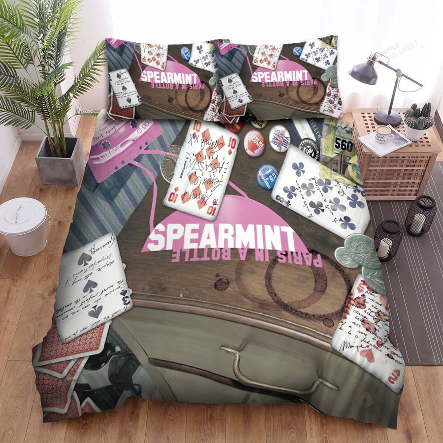Spearmint Cover Album Paris In A Bottle Bed Sheets Spread Comforter Duvet Cover Bedding Sets
