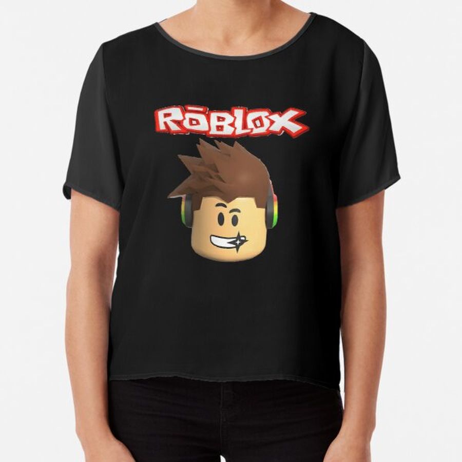 Special Present Video Roblox Games Gift Movie Fans Classic  Chiffon Top