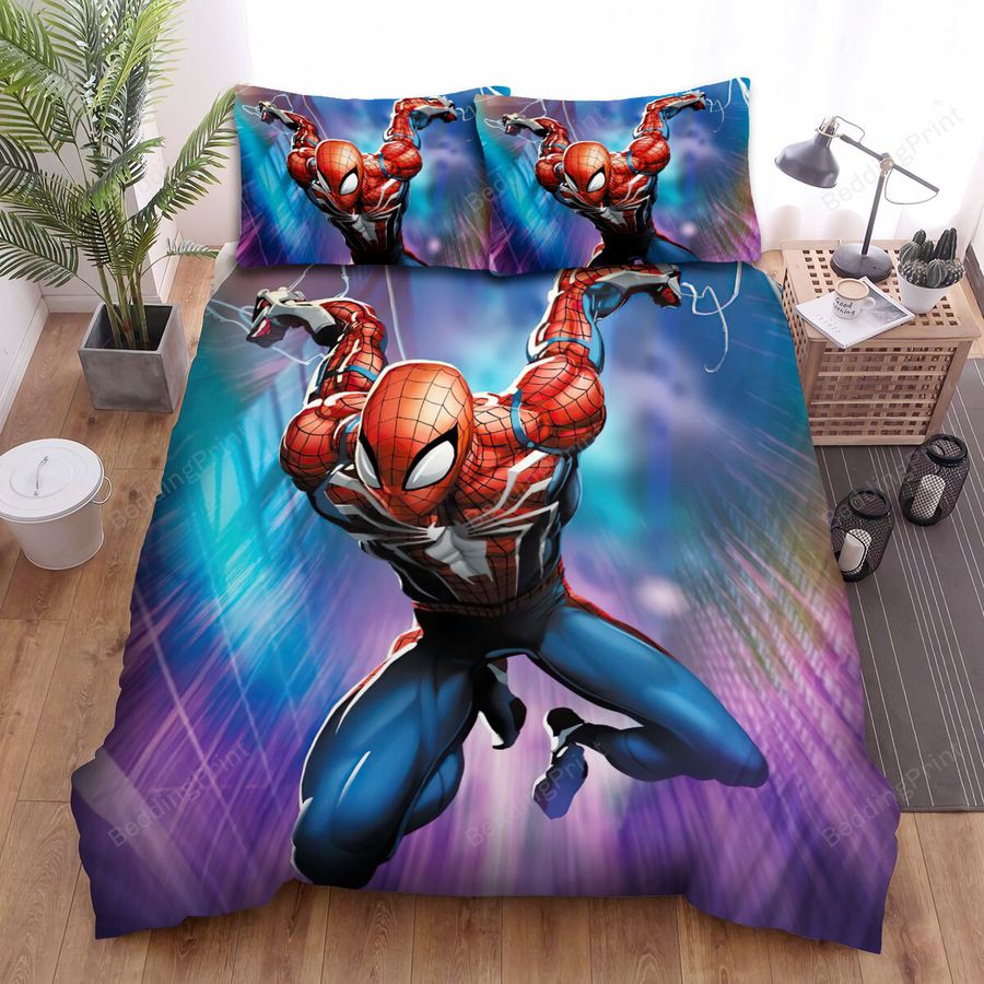 Spider-Man Game Peter Bed Sheets Spread Duvet Cover Bedding Sets