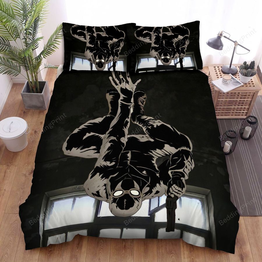 Spider-Man Noir Upside Down Bed Sheets Spread Comforter Duvet Cover Bedding Sets