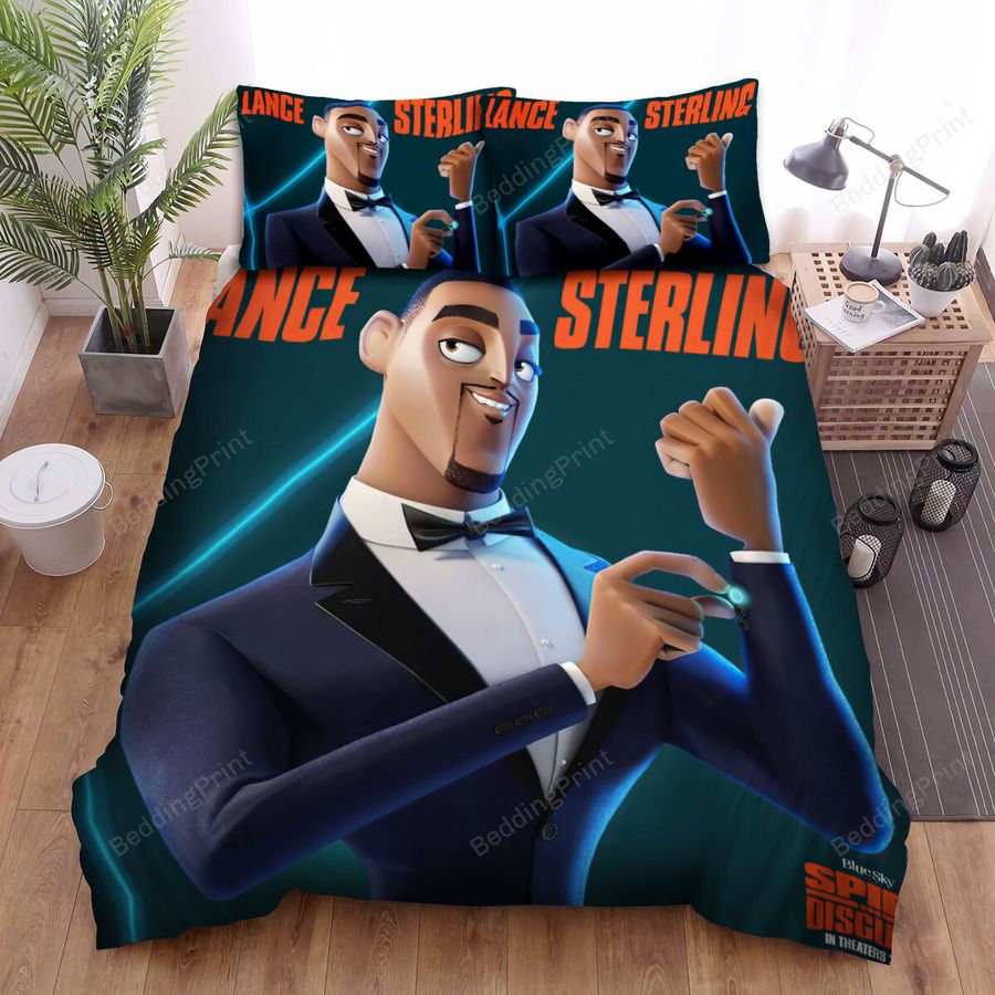 Spies In Disguise Lance Sterling Bed Sheets Spread Comforter Duvet Cover Bedding Sets