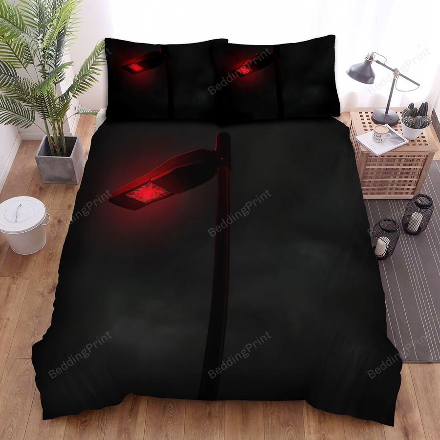 Spiral (2021) Red Light Movie Poster Bed Sheets Spread Comforter Duvet Cover Bedding Sets
