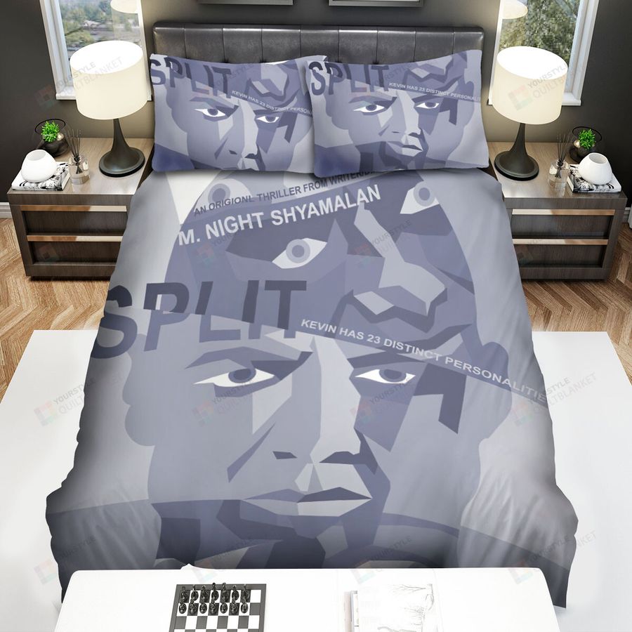 Split (Ix) Movie Art Bed Sheets Spread Comforter Duvet Cover Bedding Sets Ver 4