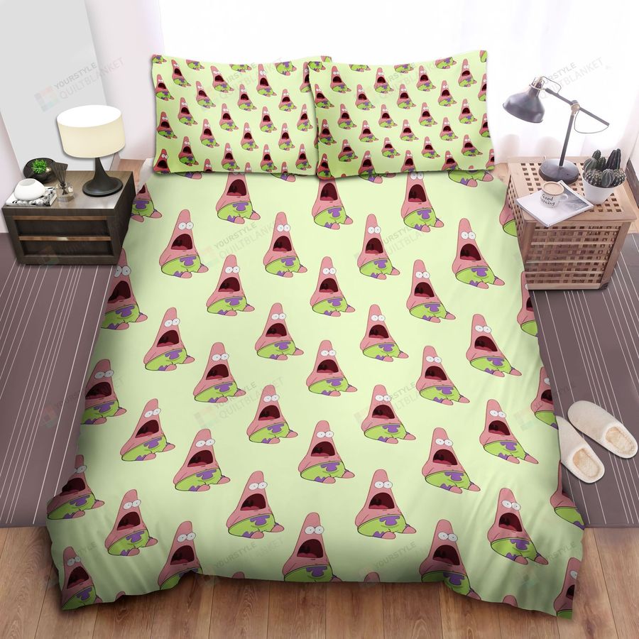 Spongebob Squarepants, Patrick Star Surprise Bed Sheets Spread Comforter Duvet Cover Bedding Sets